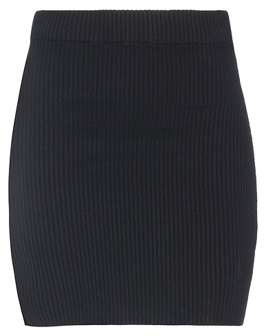ACCO STUDIOS Mini skirt Black 70% Viscose, 30% Polyester