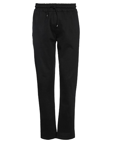 KO SAMUI Casual trouser Black 98% Cotton, 2% Elastane