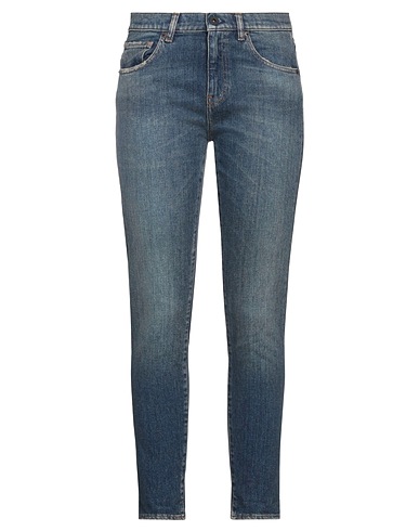 PENCE Denim trousers Blue 98% Cotton, 2% Elastane