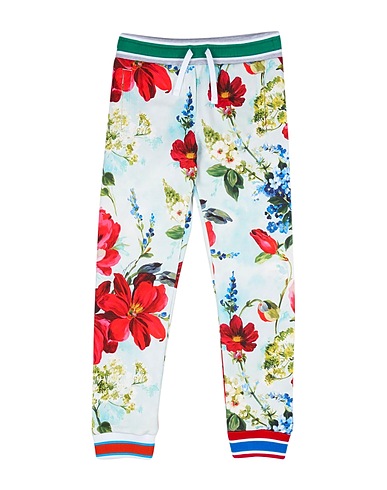 DOLCE&GABBANA Casual trouser Light green 100% Cotton, Polyester, Silk, Acrylic, Elastane