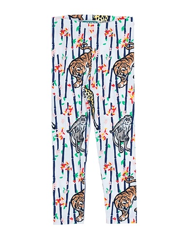 KENZO KIDS Leggings White 95% Cotton, 5% Elastane