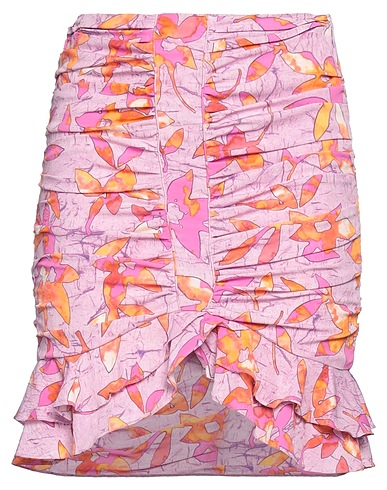 ISABEL MARANT Mini skirt Lilac 71% Viscose, 23% Silk, 6% Elastane