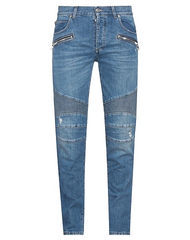 BALMAIN Denim trousers Blue 98% Cotton, 2% Elastane