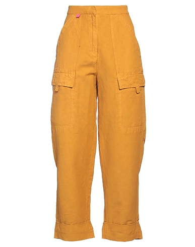 BIMBA Y LOLA Cargo Mustard 35% Cotton, 34% Linen, 31% Cupro