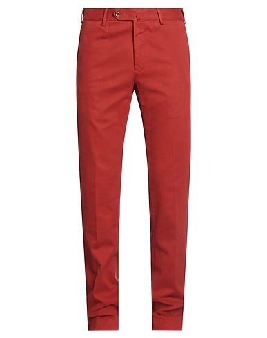 PT Torino Casual pants Brick 97% Cotton, 3% Elastane