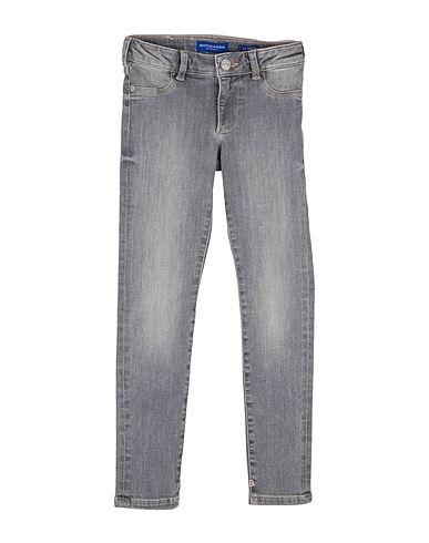 SCOTCH R'BELLE Denim trousers Grey 82% Cotton, 15% Polyester, 3% Elastane