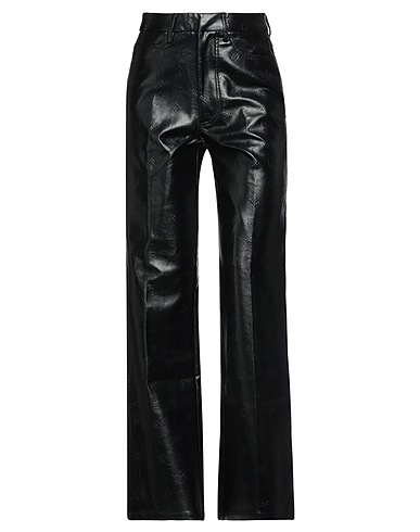 ROTATE BIRGER CHRISTENSEN Casual trouser Black 100% Polyurethane, Viscose