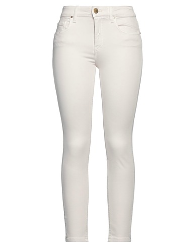 PINKO Pantaloni jeans Off white 40% Cotone, 30% Viscosa, 25% Lyocell, 5% Poliestere