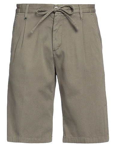 BERNA Shorts & Bermuda Military green 97% Cotton, 3% Elastane