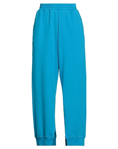 MM6 MAISON MARGIELA Pantalone Azzurro 100% Cotone, Elastan