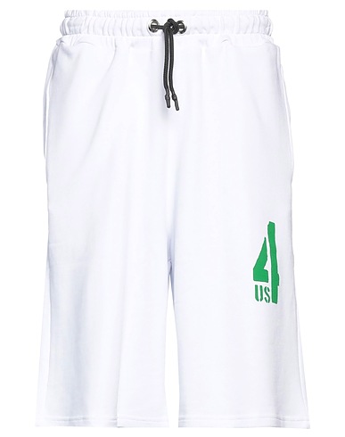 PACIOTTI 4US Shorts & Bermuda White 100% Cotton