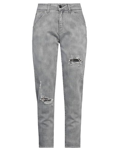 MARANI JEANS Denim trousers Grey 92% Cotton, 6% Polyester, 2% Elastane