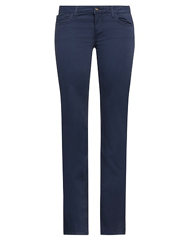 FRACOMINA Casual pants Navy 97% Cotton, 3% Elastane