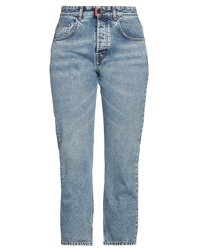 GAëLLE Paris Denim trousers Blue 100% Cotton