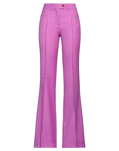 GIUSEPPE DI MORABITO Casual trouser Mauve 100% Wool