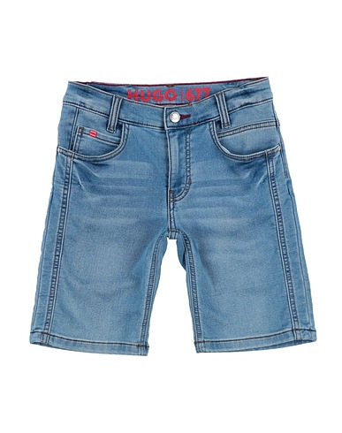 HUGO Shorts jeans Blu 52% Cotone, 27% Lyocell, 19% Poliestere, 2% Elastan