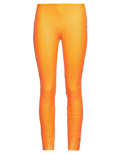 GIUSEPPE DI MORABITO Casual trouser Orange 82% Polyamide, 18% Elastane