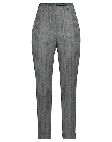 PESERICO Casual trouser Grey 95% Virgin Wool, 4% Elastane, 1% Metallic Polyester, Silk