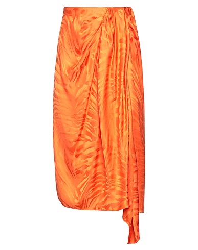 GIUSEPPE DI MORABITO Midi skirt Orange 100% Viscose
