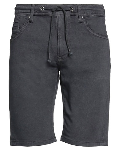 PEPE JEANS Shorts & Bermuda Charcoal 76% Cotton, 22% Polyester, 2% Elastane