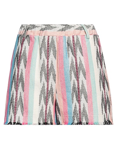 TENSIONE IN Shorts & Bermudas Rosa 87% Baumwolle, 8% Polyester, 3% Acryl, 2% Andere Fasern