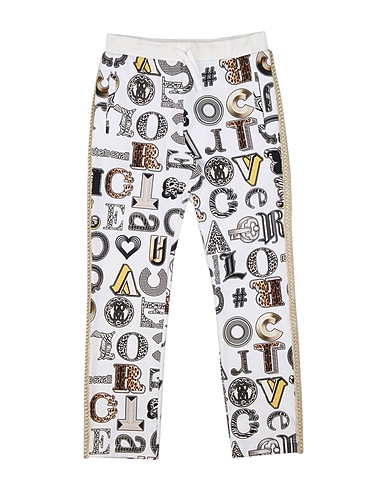 ROBERTO CAVALLI JUNIOR Casual trouser White 93% Cotton, 7% Elastane