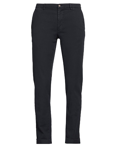 MASON'S Casual trouser Navy blue 97% Cotton, 3% Elastane