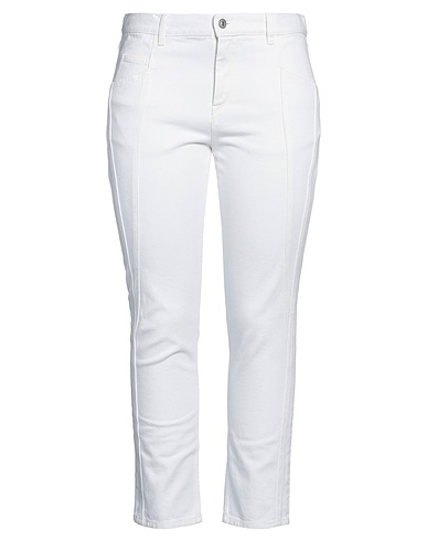 ISABEL MARANT Pantaloni jeans Bianco 100% Cotone