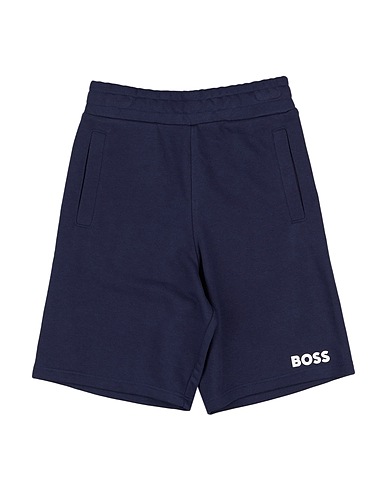 BOSS Shorts & Bermuda Navy blue 87% Cotton, 13% Polyester
