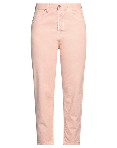 YOUNG POETS Denim trousers Light pink 99% Cotton, 1% Elastane