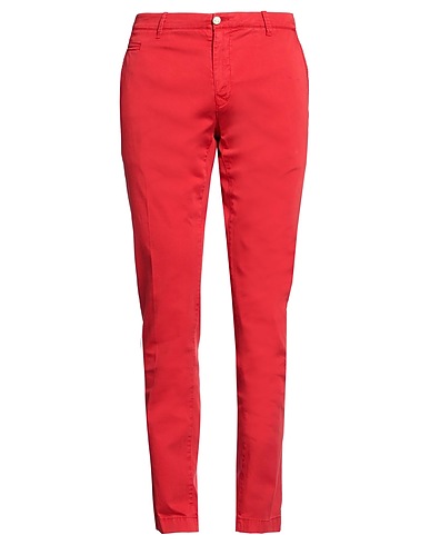 JACOB COHЁN Casual trouser Red 97% Cotton, 3% Elastane