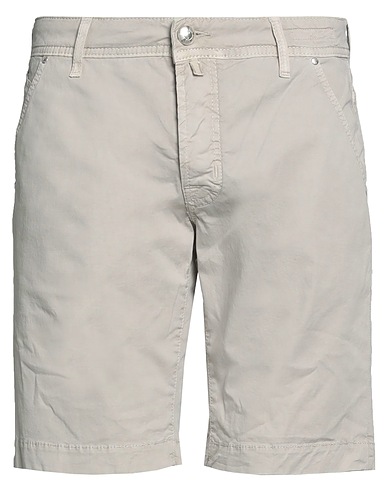 JACOB COHЁN Shorts & Bermuda Grigio chiaro 96% Cotone, 4% Elastan