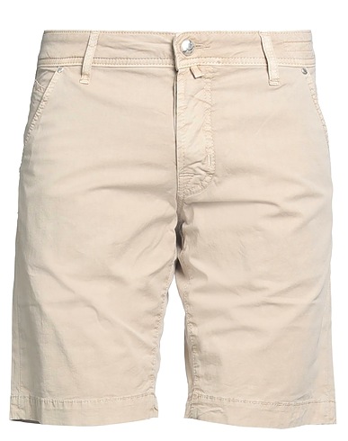 JACOB COHЁN Shorts & Bermuda Beige 96% Cotton, 4% Elastane