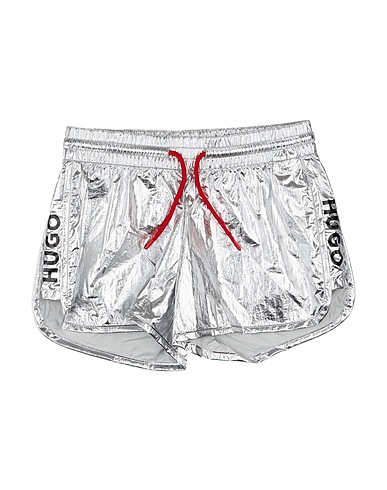 HUGO Shorts & Bermuda Silver 100% Polyamide