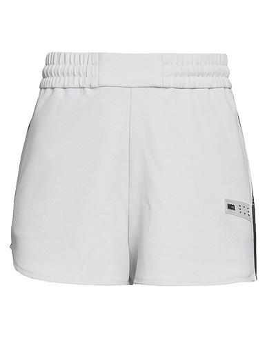 McQ Alexander McQueen Shorts & Bermuda Light grey 95% Polyester, 5% Elastane, Polyamide