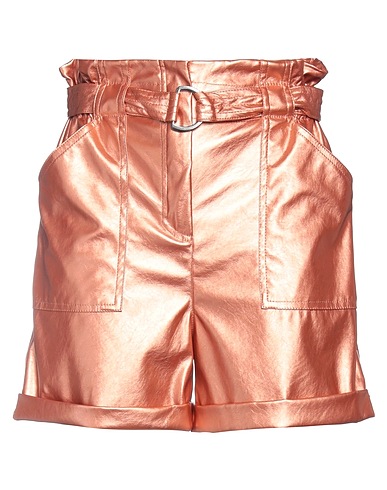 KAOS JEANS Shorts & Bermuda Copper 57% Polyester, 43% Polyurethane
