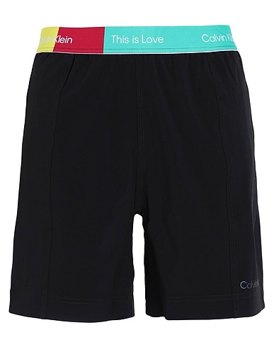 CALVIN KLEIN PERFORMANCE Shorts & Bermuda Black 86% Polyester, 14% Elastane