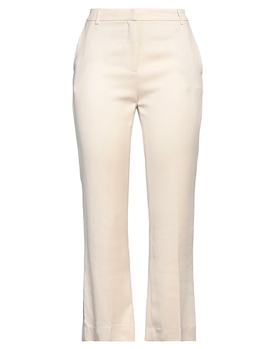 EMMA & GAIA Casual trouser Ivory 96% Viscose, 4% Elastane