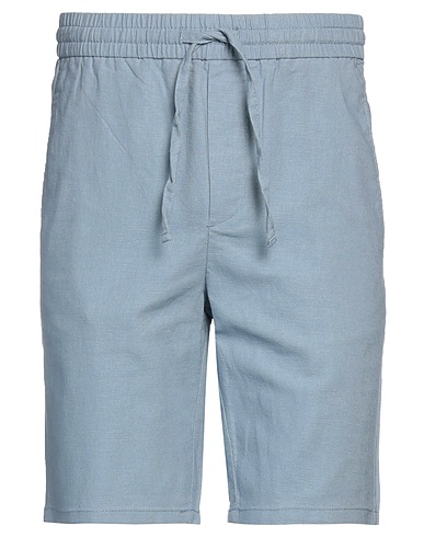 ONLY & SONS Shorts et Bermudas Bleu clair 75% Coton, 25% Lin
