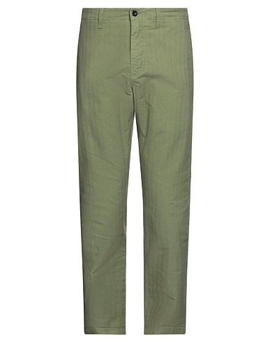 DEPARTMENT 5 Casual trouser Military green 99% Cotton, 1% Elastane