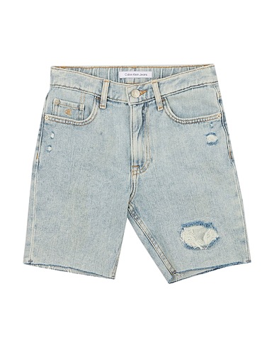 CALVIN KLEIN JEANS Denim shorts Grey 100% Cotton