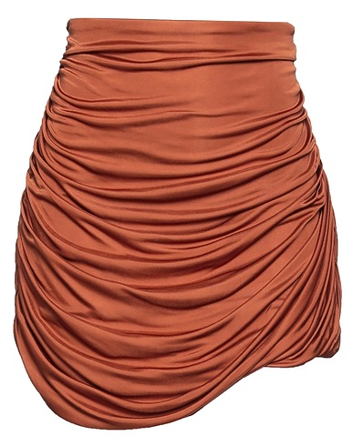 GAUGE81 Mini skirt Brown 100% Viscose