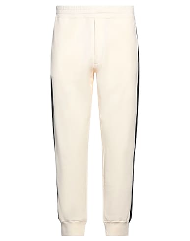 MCQUEEN Sweatpants OFF WHITE 100% Cotton, Polyester, Elastane