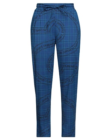 DESIGUAL Casual trouser Blue 66% Polyester, 33% Viscose, 1% Elastane