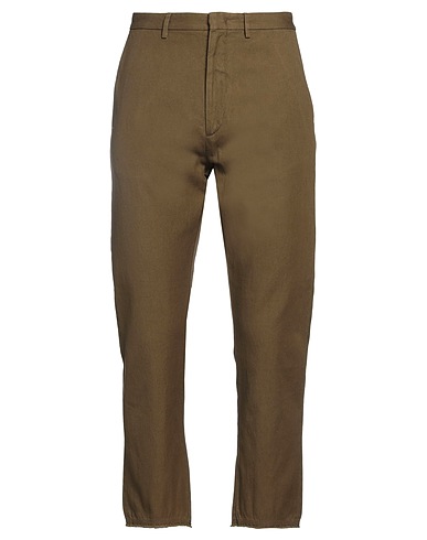 PENCE Casual trouser Military green 72% Cotton, 28% Linen