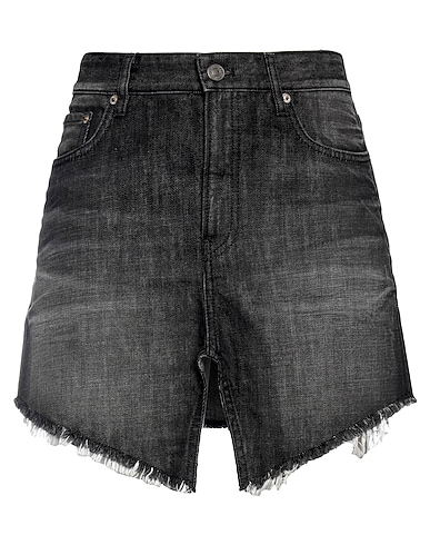 BALENCIAGA Denim skirt Black 100% Cotton