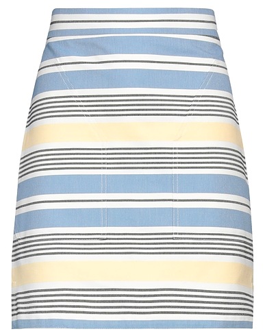 MAX MARA Mini skirt SFILATA Pastel blue 100% Cotton