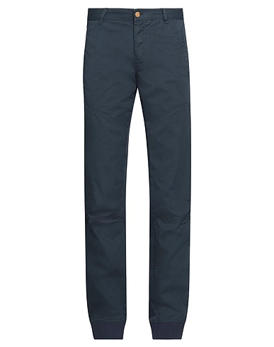 DANIELE ALESSANDRINI Casual trouser Midnight blue 100% Cotton