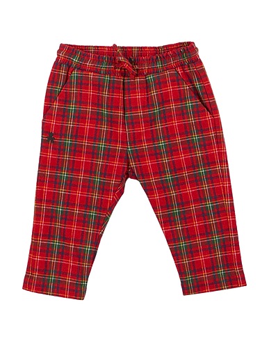 LE BEBÉ Casual trouser Red 70% Cotton, 30% Polyester