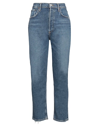 AGOLDE Denim pants Blue 99% Organic cotton, 1% Elastane